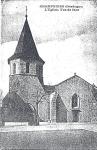           
    Vue de l'église de Champniers, on remarquera que le monument aux morts n'est pas encore présent. Cette photo a donc été prise avant 1947.        